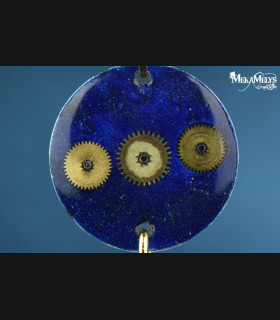 Boucles d'oreilles steampunk lune Yuna