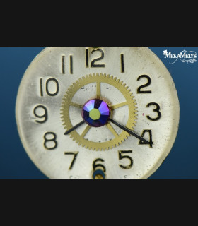 Boucles d'oreilles steampunk lune Yuna