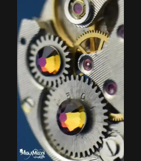 Boucles d'oreilles Rock Mécaniques - Pendentif Flèche - Bijoux Steampunk Unique