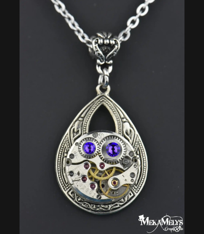Collier steampunk Osmosis