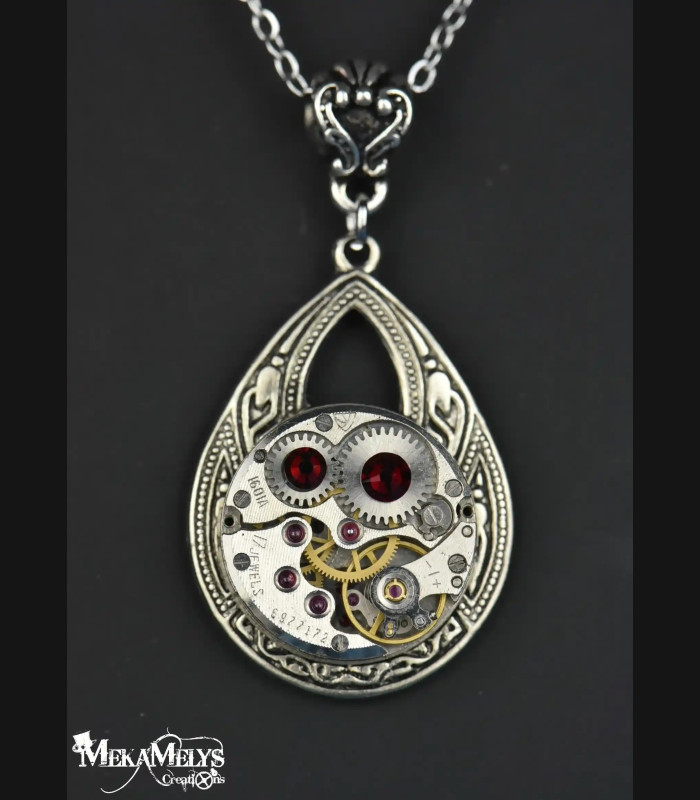 Collier steampunk Osmosis