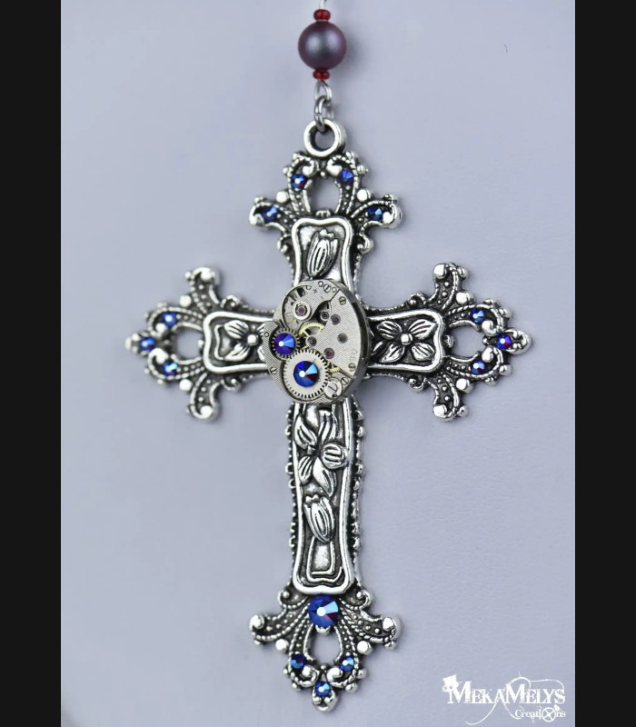 Collier Steampunk Chapelet Lazarus