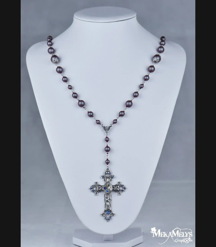 Collier Steampunk Chapelet Lazarus