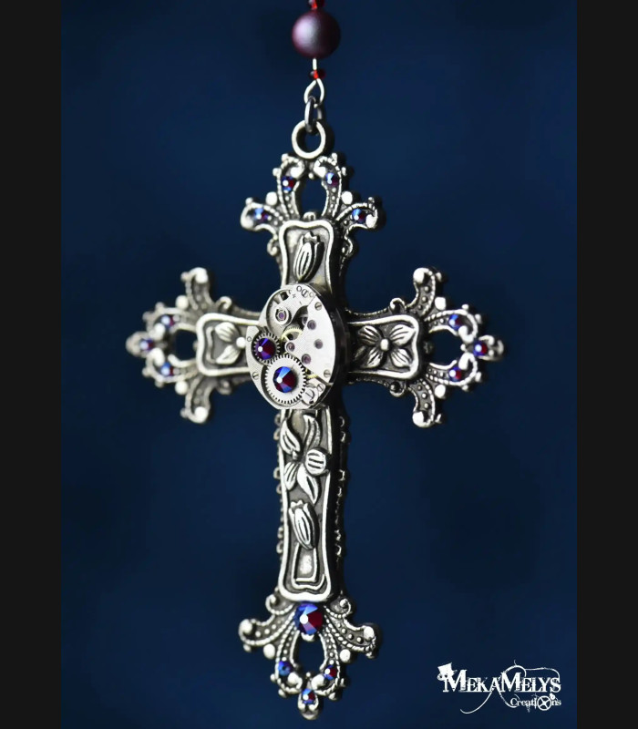 Collier Steampunk Chapelet Lazarus