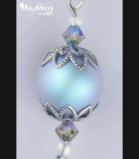 Collier Steampunk Rock Chic Noir et Argent | MekaMelys