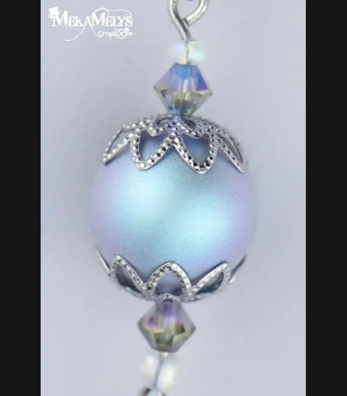 Collier Steampunk Rock Chic Noir et Argent | MekaMelys