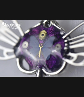 Collier Steampunk Clé volante - Clé Magique, Pendentif Mécanique, Bijou Gothique