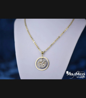 Collier Steampunk mécanique Oculus | MekaMelys