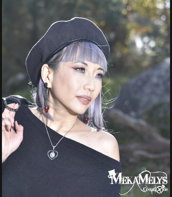 Collier Steampunk Coeur ChronoCoeur | MekaMelys