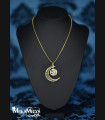 Collier lune Steampunk Artémis