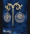 Boucles d'oreilles elfiques steampunk Freya