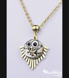 Collier bohème doré Lueur Bohème – Swarovski® | MekaMelys