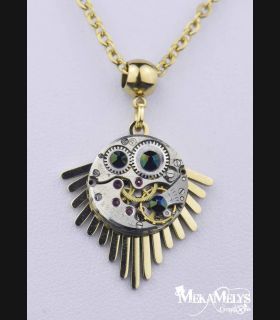 Collier bohème doré Lueur Bohème – Swarovski® | MekaMelys