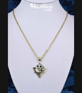 Collier bohème doré Lueur Bohème – Swarovski® | MekaMelys