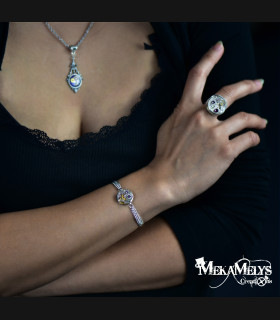 Bracelet mécanique "Purple rain"