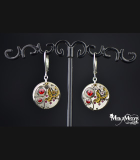 Boucles d'oreilles " Simple minds "