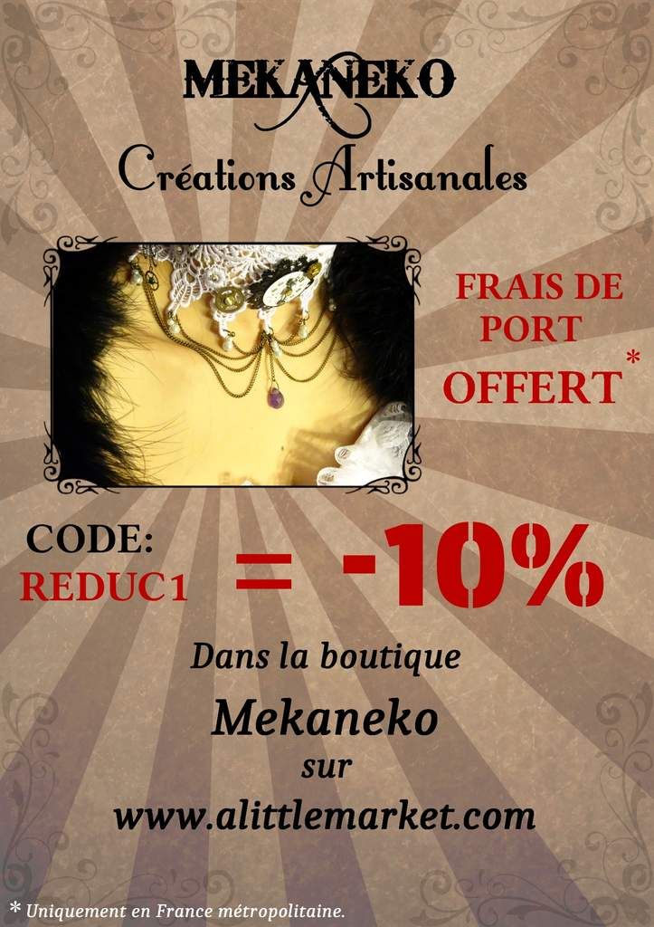 INTERLUDE BIJOUX Steampunk : lancement de la boutique