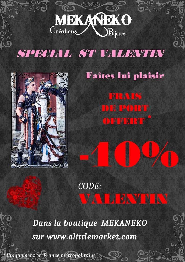 St-Valentin bijoux steampunk