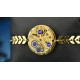 Bracelet " Strelka Gold Blue "