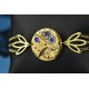 Bracelet " Selvane" Gold Blue