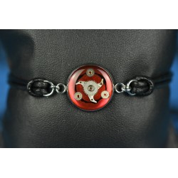 Bracelet cuir « Sharingan Naka »