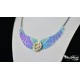 Collier "Angel " Silver ranbow