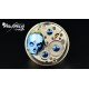 Bague mécanique " Collection Blue Skull"
