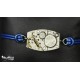 Bracelet mécanique cuir Blue "Epsilon"