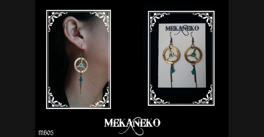 Collection “les Minis Boucles” bijoux steampunk